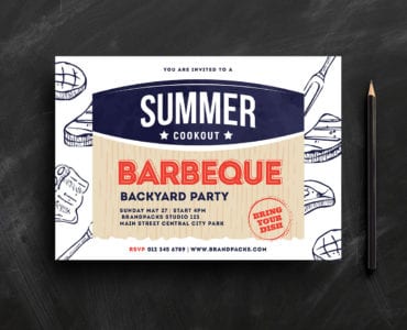 BBQ / Cookout Flyer Template