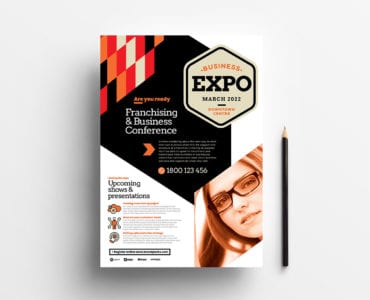 Business Expo A4 Poster Template