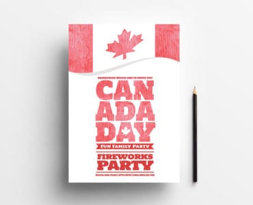 Canada Day Poster Template