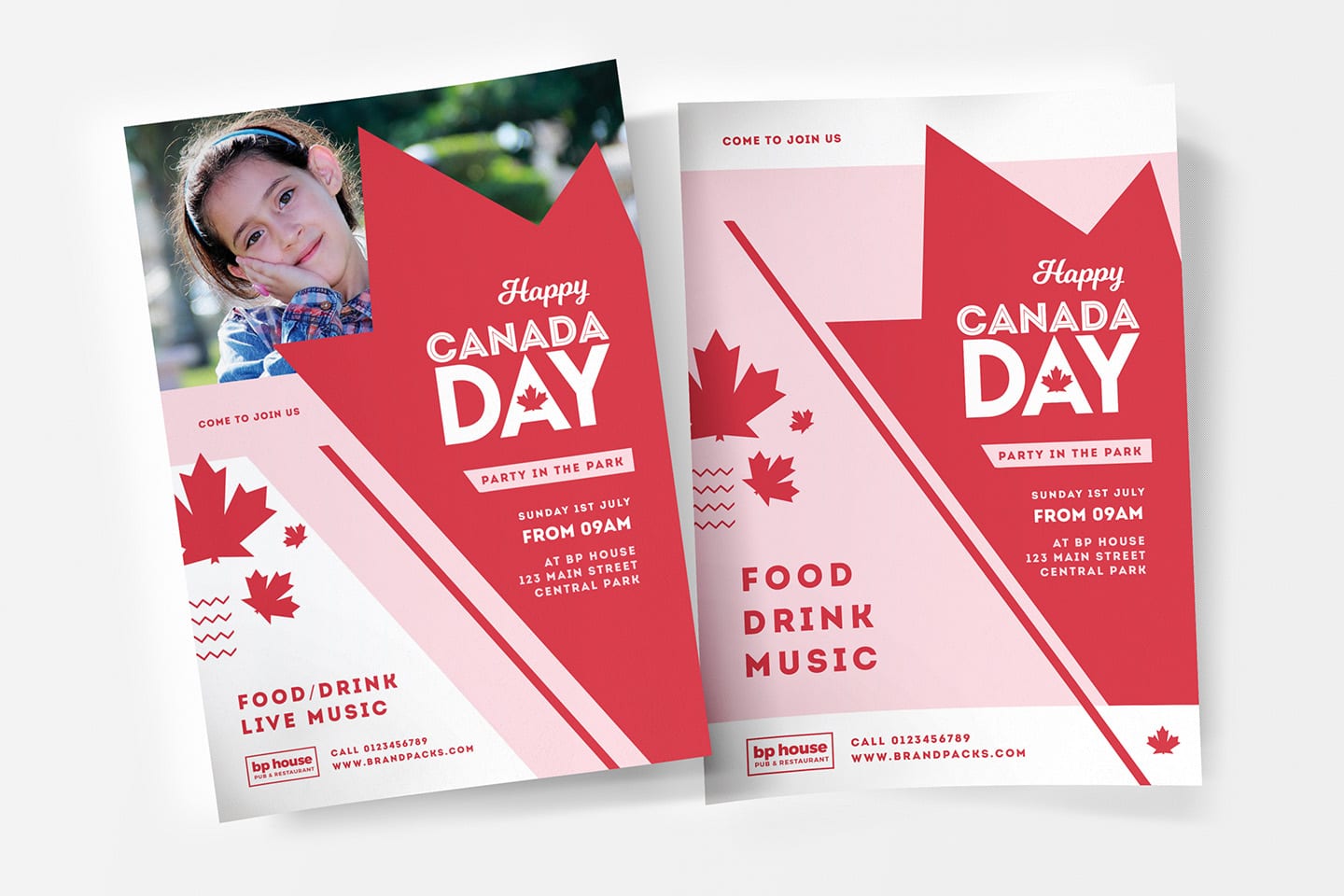 Modern Canada Day Poster Templates