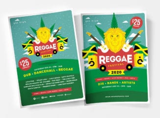 Reggae Festival Flyer / Poster Templatea