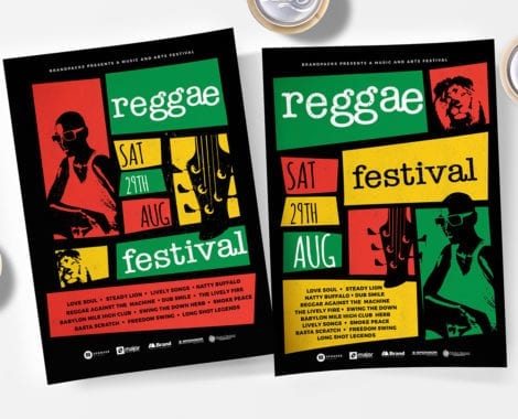 Reggae Festival Poster Templates