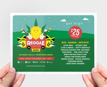 Reggae Festival Flyer Template