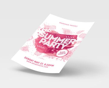 Summer Party Flyer / Poster Template