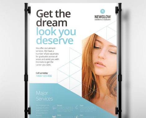 Cosmetic Surgery A3 Poster Template