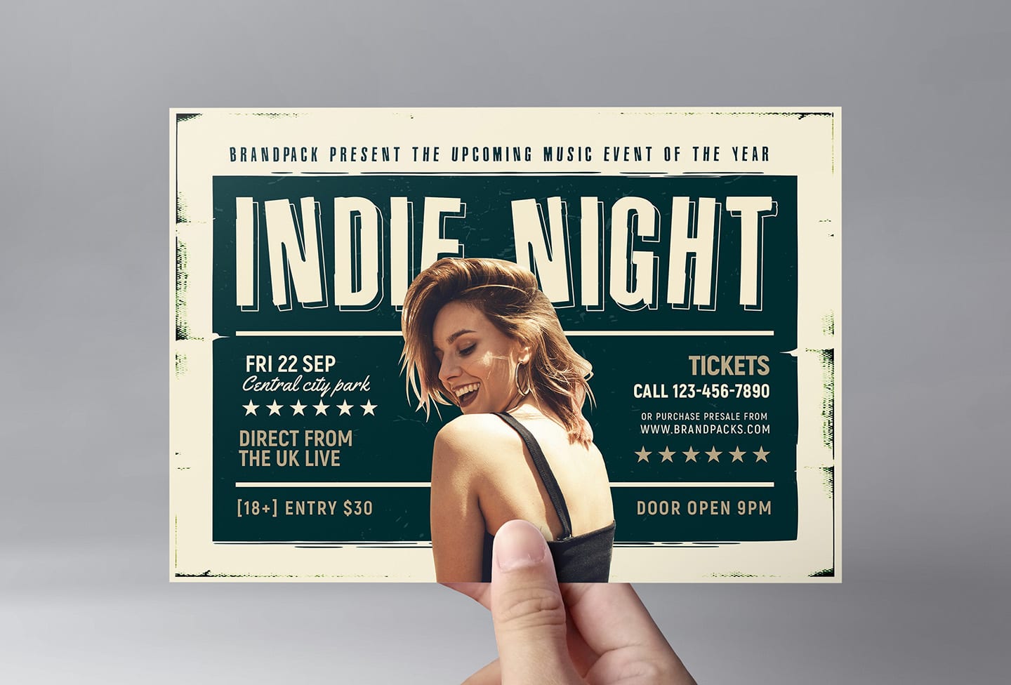 Indie Night Flyer Template