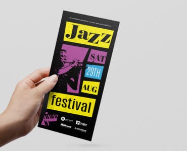 Jazz Night DL Card Template