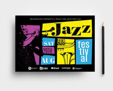 Jazz Night Flyer Template