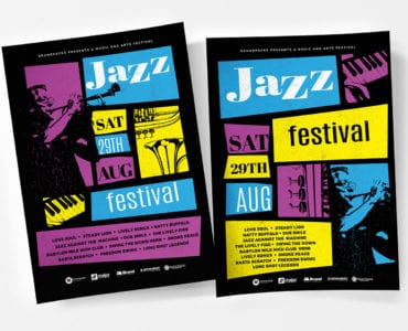 Jazz Night Poster Templates