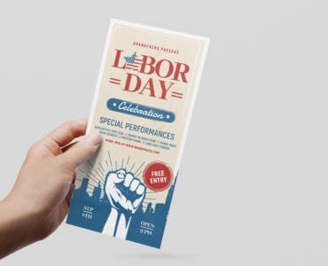 Labor Day DL Rack Card Template