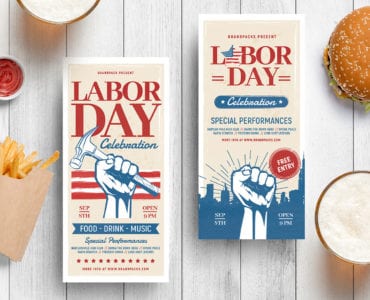 Labor Day DL Rack Card Template