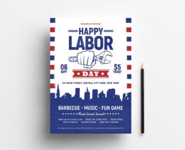 Labor Day Poster Template