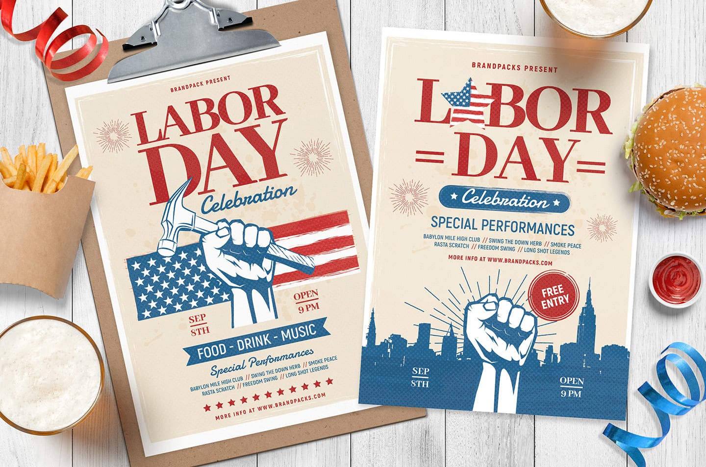 Labor Day Poster Templates