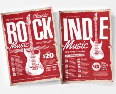 Live Music Poster Templates