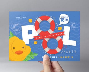Pool Party Flyer Template v1