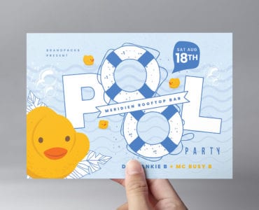 Pool Party Flyer Template v2