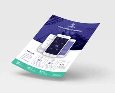 Mobile App Poster / Advertisement Template