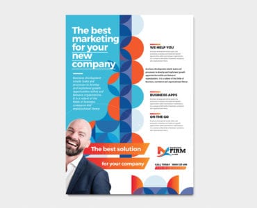 Modern Corporate A4 Poster Templates