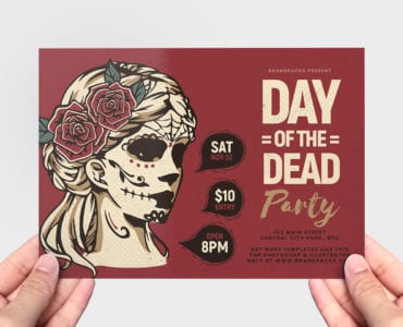 Day of The Dead Flyer Template