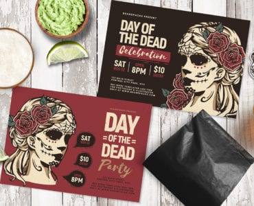 Day of The Dead Flyer Templates