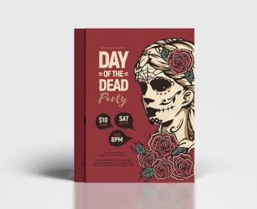 Day of The Dead Poster Template