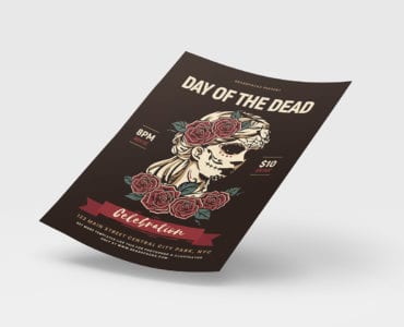 Day of The Dead Poster Template
