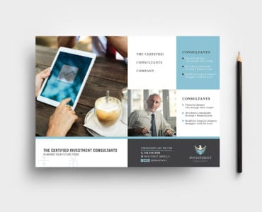 Investment Consultant Flyer Template