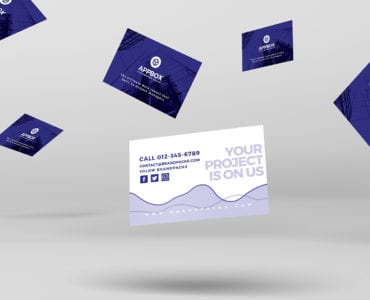 Mobile App Business Card Template