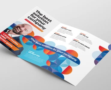 Modern Corporate Tri-Fold Brochure Template