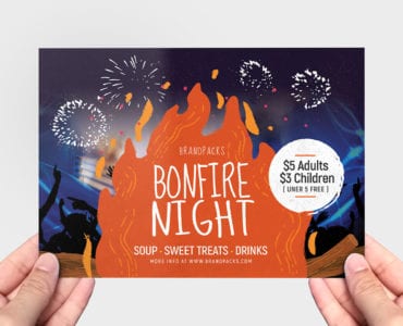 Bonfire Night Flyer Template