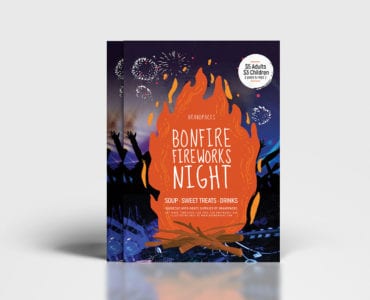 Bonfire Night Poster Template