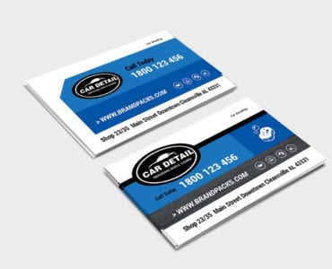 Car Detailing Business Card Template