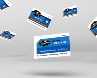 Car Detailing Business Card Template