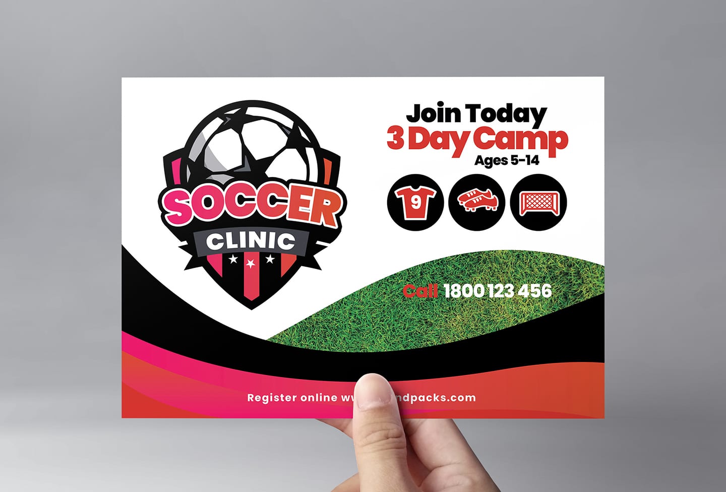 Soccer Camp Flyer Template - PSD, Ai & Vector - BrandPacks Intended For Football Camp Flyer Template