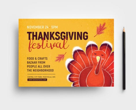 Thanksgiving Festival Flyer Template