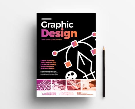 A4 Graphic Designer Poster Template