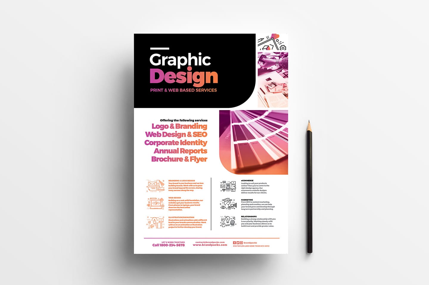 Graphic Design Poster Template