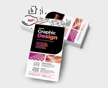 Graphic Designer DL Card Template