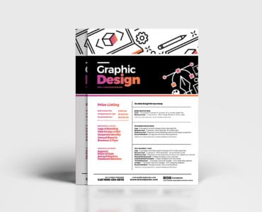 Graphic Designer Price List Template