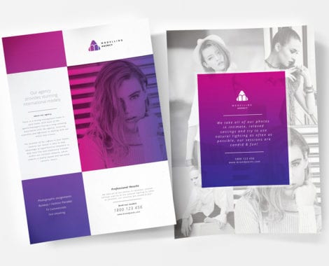 Modelling Agency Poster Templates