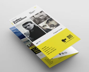 Photography Exhibition Trifold Brochure Template