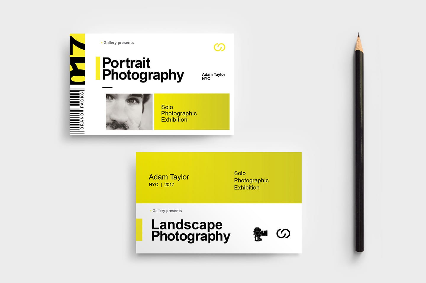 Photography Exhibition Business Card Template