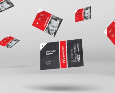 Swiss Style Business Card Template