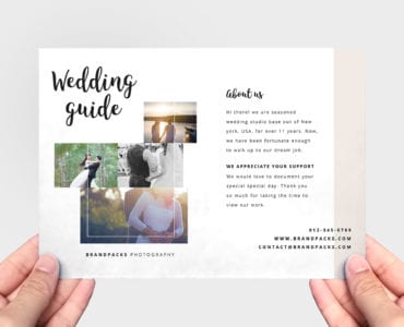 Wedding Photography Flyer Template