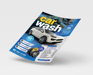A4 Car Wash Poster / Flyer Template