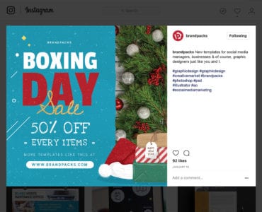 Boxing Day Sale Instagram / Banner Template
