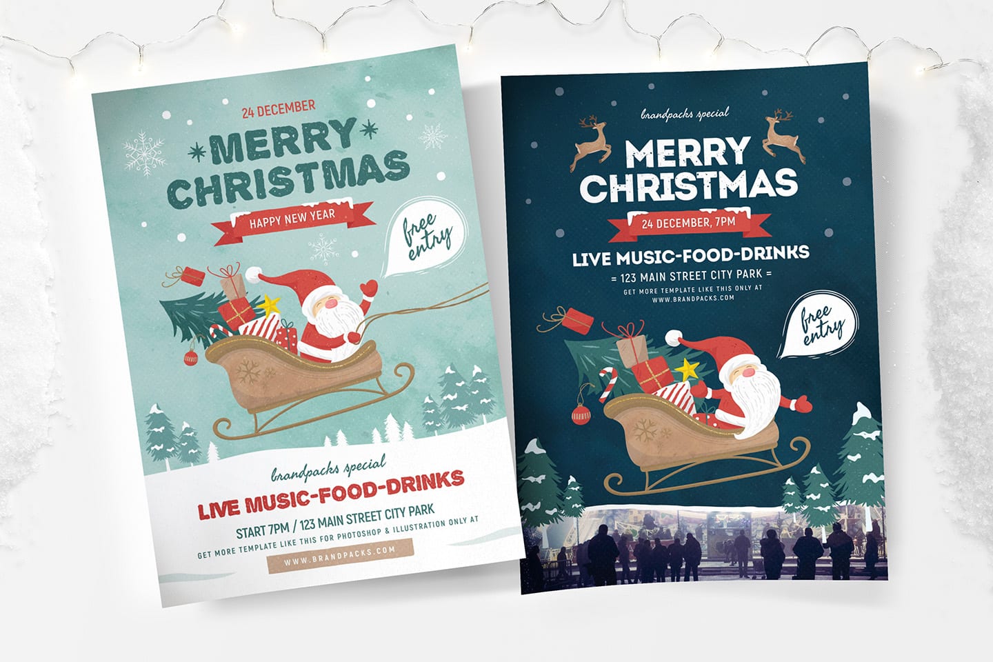 Christmas Poster Template Free Download Pdf