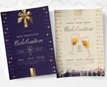 New Year's Eve Poster Templates