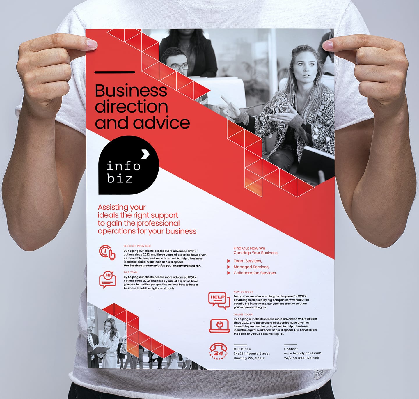 Business Poster Template PSD Ai Vector BrandPacks