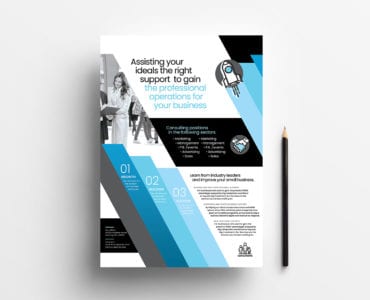 A4 Consultant Flyer / Poster Template
